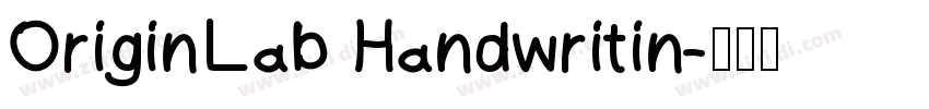 OriginLab Handwritin字体转换